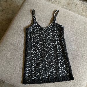 Erin Kleinberg black and grey mini dress